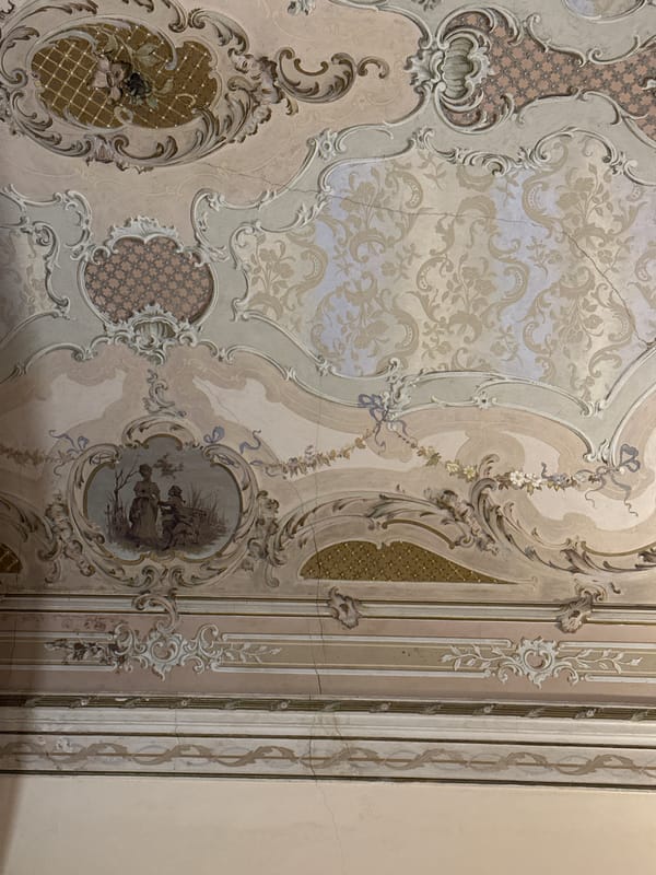 Interior scenes documented in Catania during early morning hours