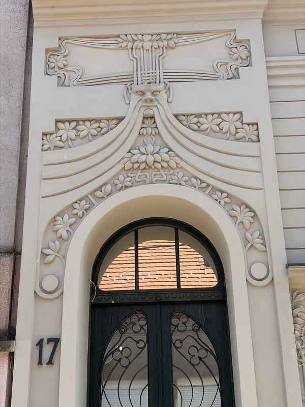 Architectural documentation captured in Zemun, Serbia