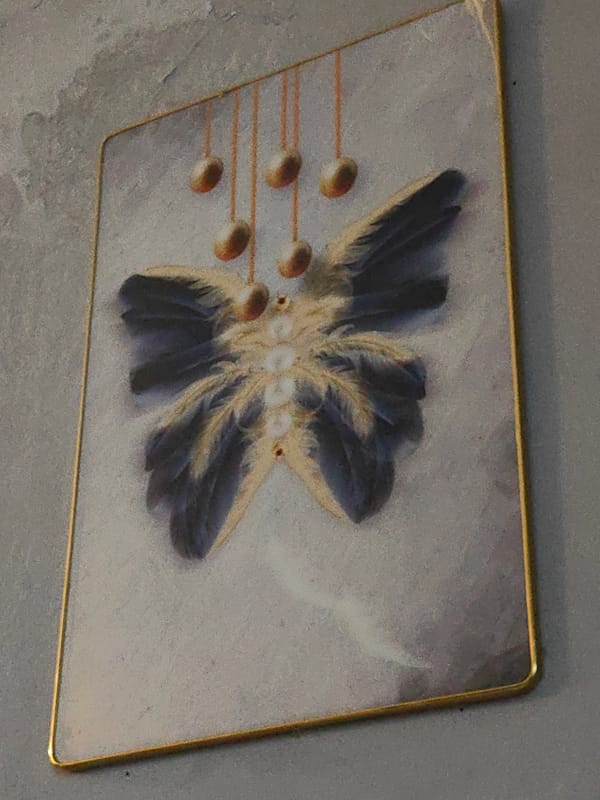 Seraphim angel artwork with spherical objects observed in Hanoi