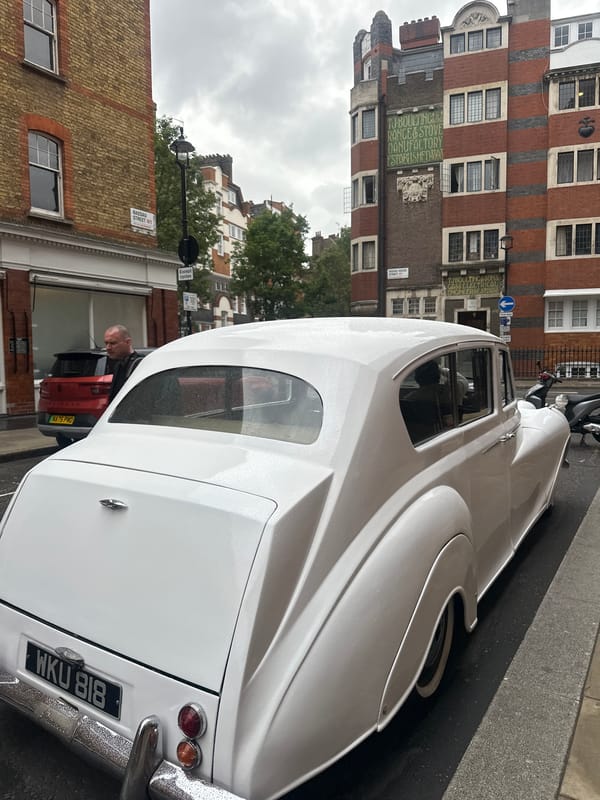Vintage Rolls Royce spotted parked in central London
