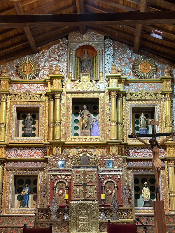 Witness documents religious site with preserved remains, artifacts