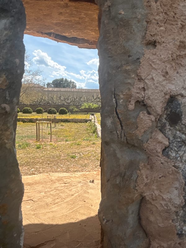 Anonymous witness documents castle ruins and gardens in Spain