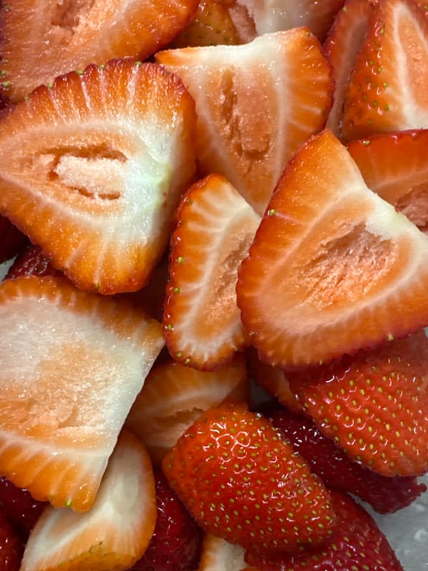 Close-up photos capture strawberries and orchids in Sofia