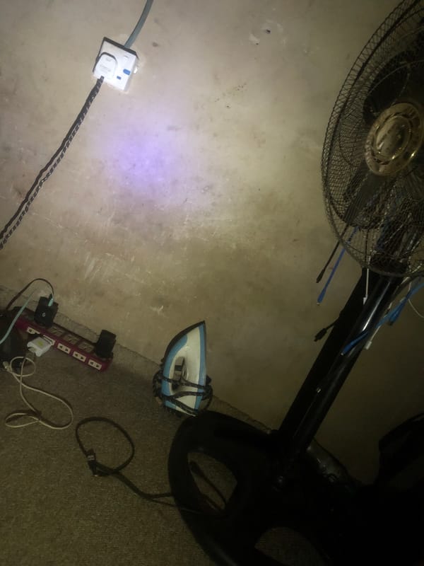 Domestic life documented in Jalingo residence during evening hours