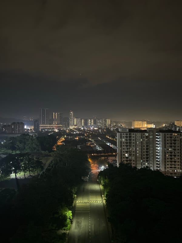Evening scenes documented across Kuala Lumpur metro area