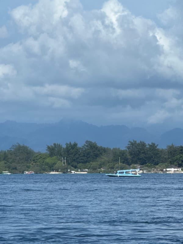 Indonesian coastal scenery documented by witnesses during morning hours