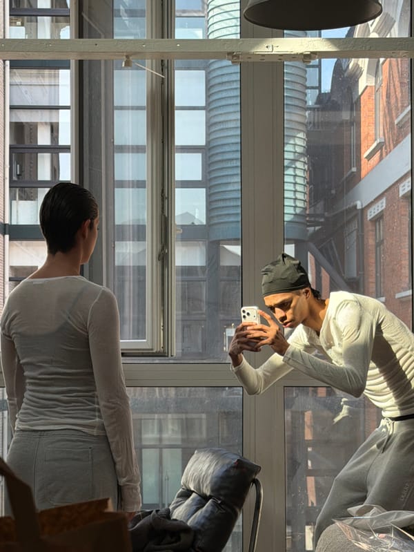 Young man dances in Saint-Denis apartment during morning hours