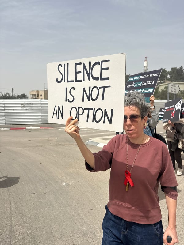 Anti-death penalty protesters demonstrate in Palestinian Territory