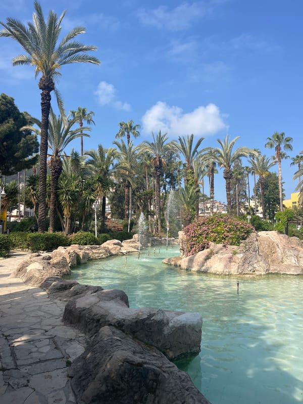 Morning life captured across Alanya's parks and promenades