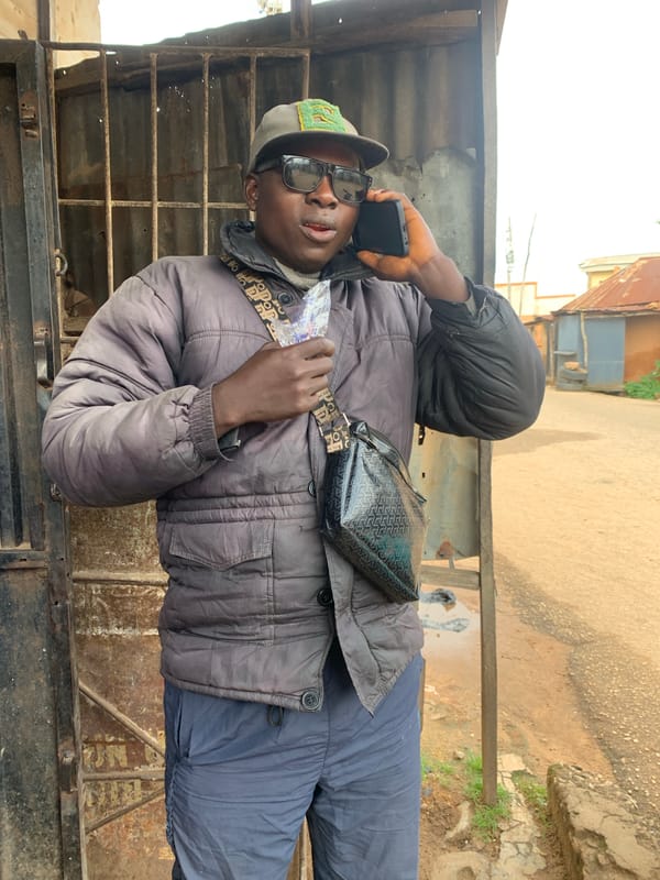 Everyday life around a semi-urban African neighborhood, morning of June 30