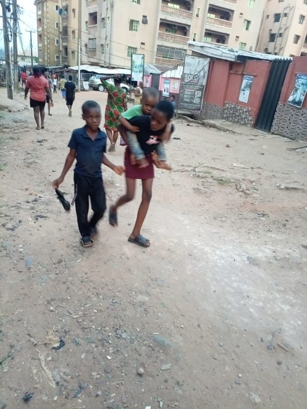 Everyday street life captured in Onitsha, Nigeria commercial district