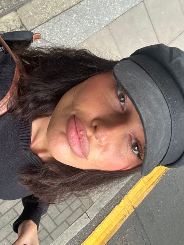 Coffee and grey skies on a London morning walk