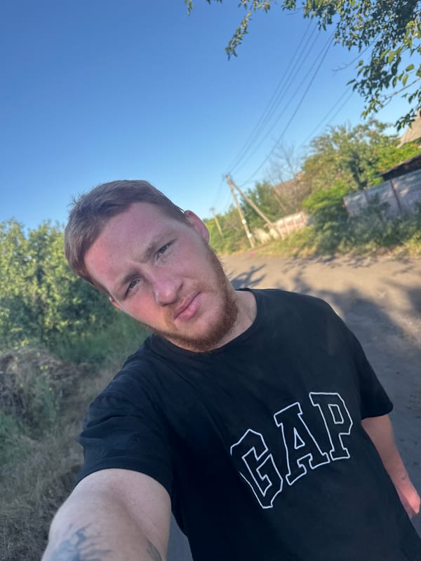 Multiple selfie angles, black GAP tee, outdoor dirt road setting