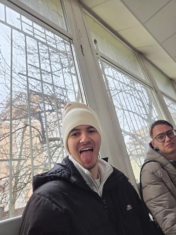 Early morning selfies captured in Sofia