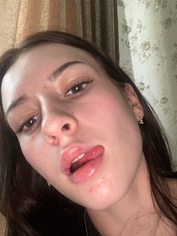 Casual indoor selfie session in Semyonov bedroom