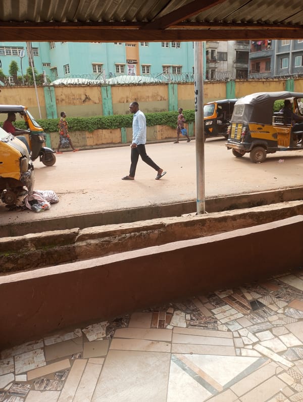 Street scenes and a selfie from Onitsha, Nigeria