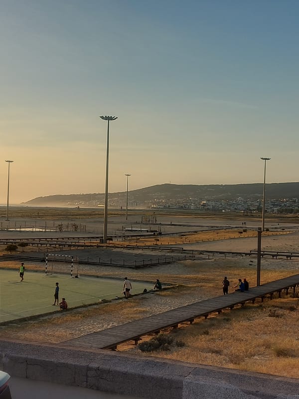 Sunset walk documented across Figueira da Foz landmarks
