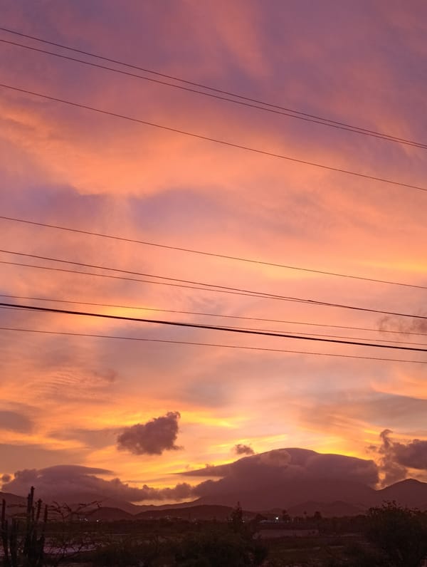 Sunset scenes captured in Juan Griego, Venezuela