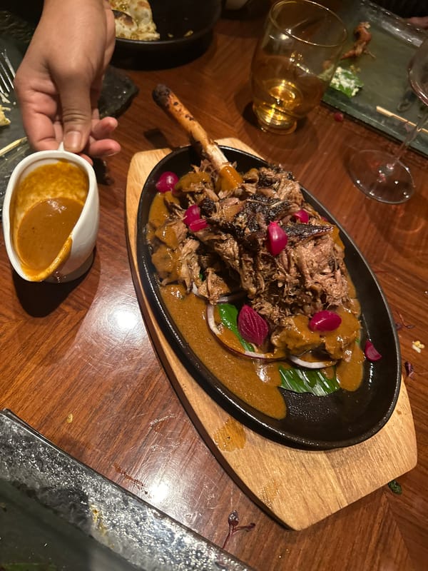 Birthday celebration documented at London restaurant with dining details