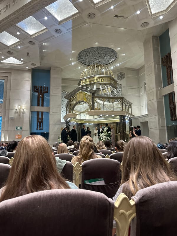 Interior view of Mexico City synagogue documented by witness