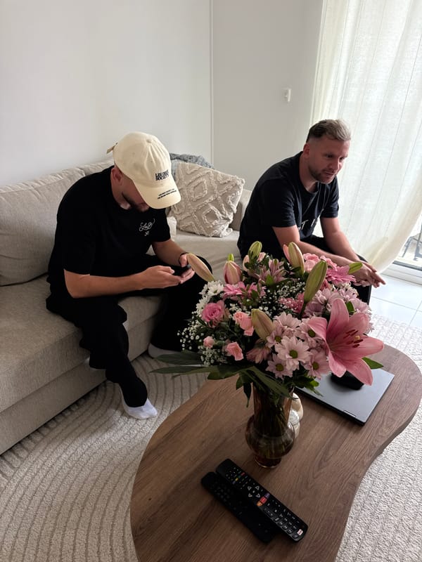 Morning domestic moments captured in Cannes residence