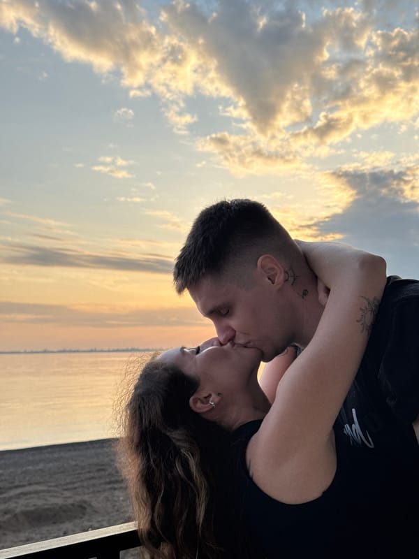 Romantic sunset moment captured by water in Chabkwara, Abkhazia