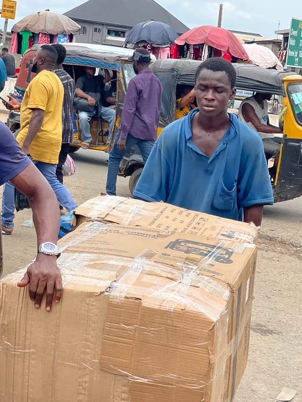 Daily life scenes captured across Onitsha streets and marketplace