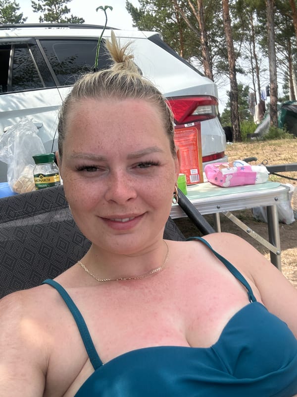 Lakeside camping trip in rural Russia, summer 2026