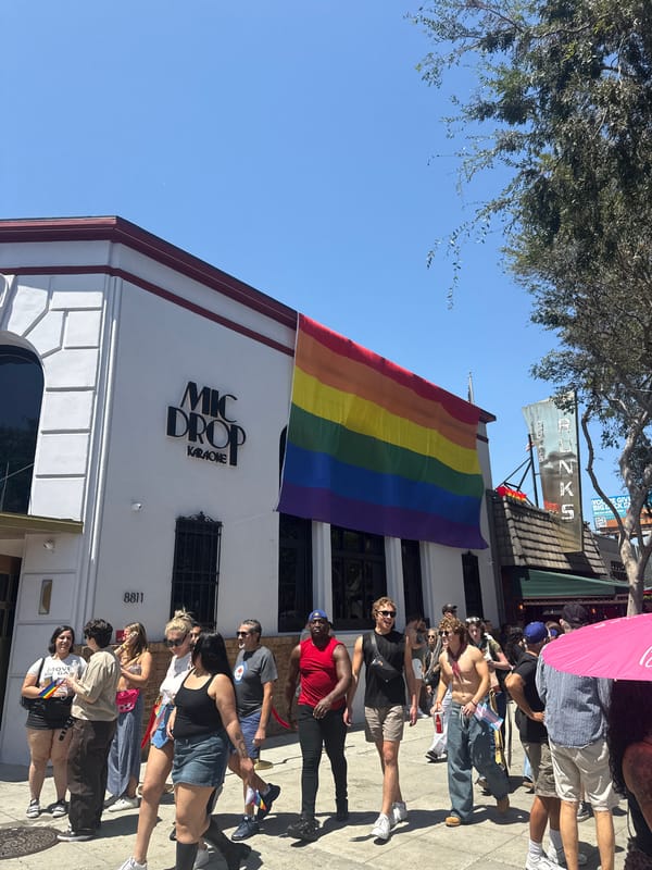 Pride parade fills Santa Monica Boulevard in West Hollywood
