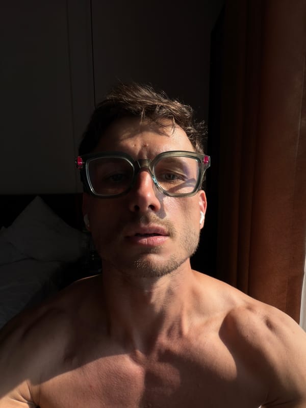 Man and white dog spend morning in Đà Nẵng