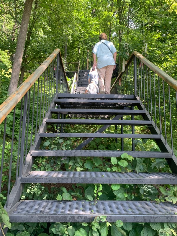 Summer day at a busy public park in Arbuzov-Baran, Russia