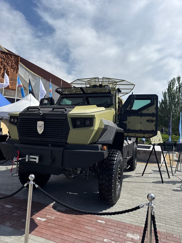 Military vehicle exhibition draws public viewing on sunny afternoon