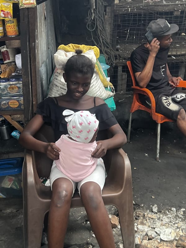 Morning market activity across stalls in Nkpor, Nigeria