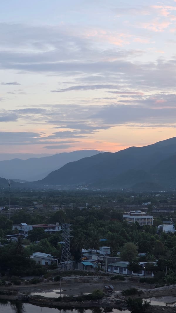 Nha Trang coastal sunset from multiple vantages