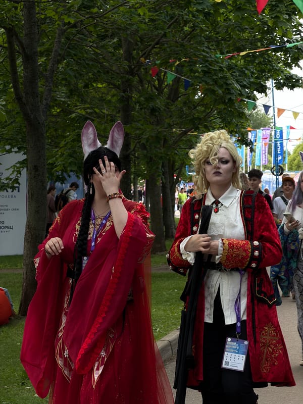 Cosplay event draws elaborate costumes to Saint Petersburg outdoor venue