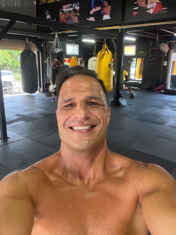 Morning Muay Thai training session at Ali's Boxing, Chalong