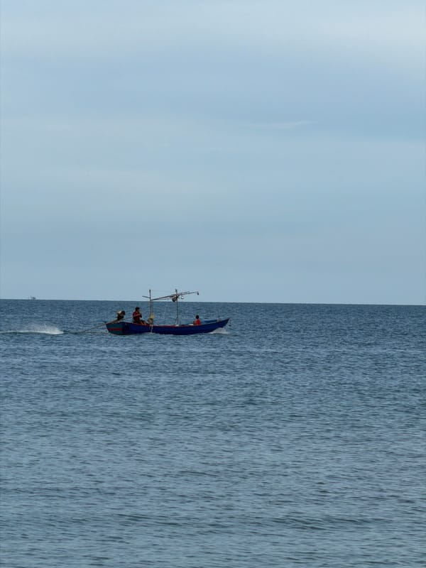 Beach morning at Baan Chaweng — water, street life, and local scenes