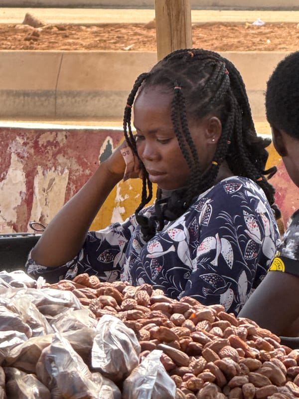Morning market activity observed in Abuja, Nigeria