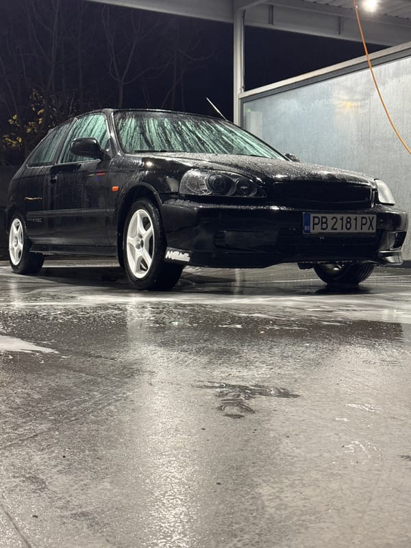 BMW Gets Nighttime Car Wash in Plovdiv Bulgaria