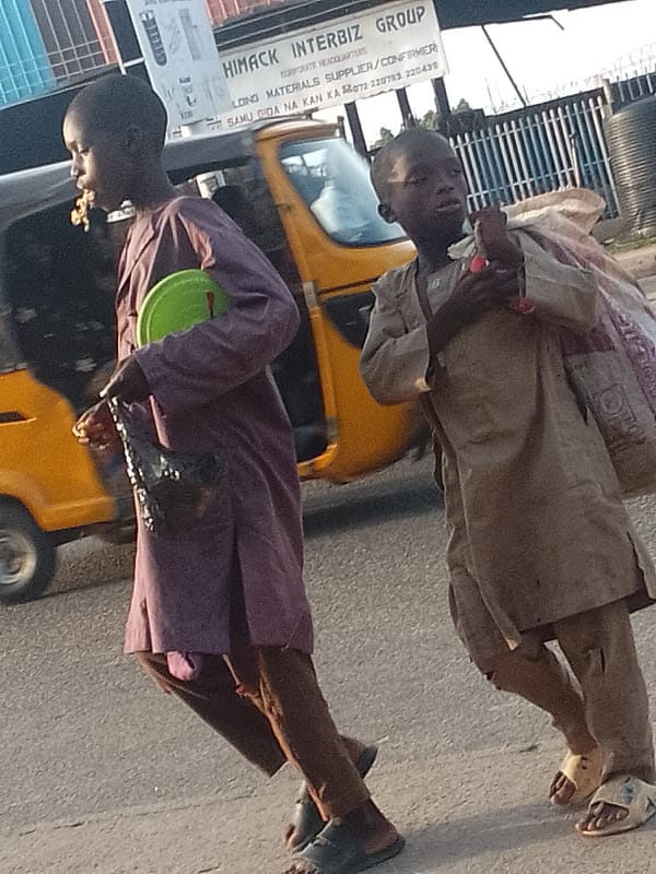 Daily street life captured in Pantame, Nigeria market district