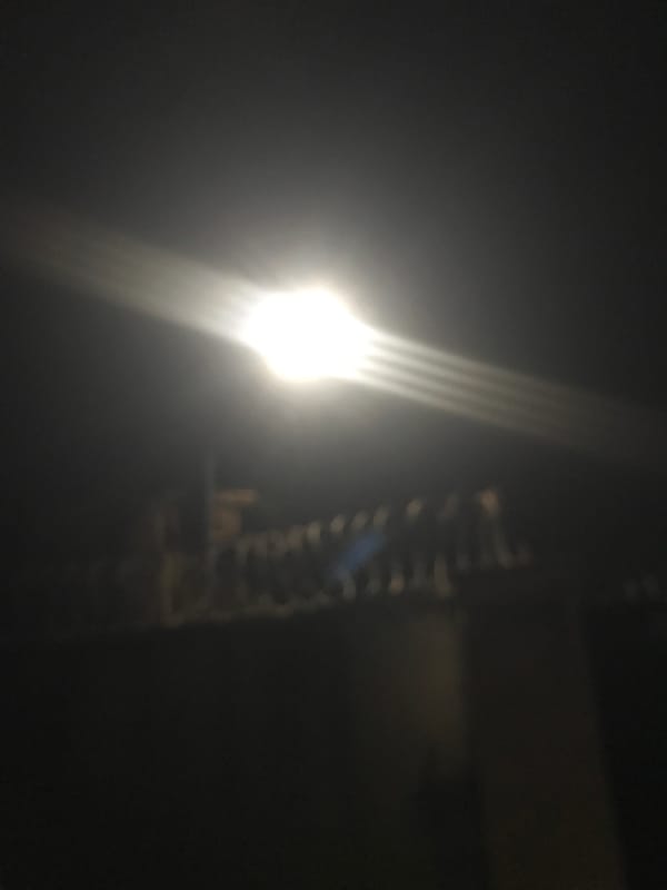 Cold night documented in Rafin Par, Nigeria residential area