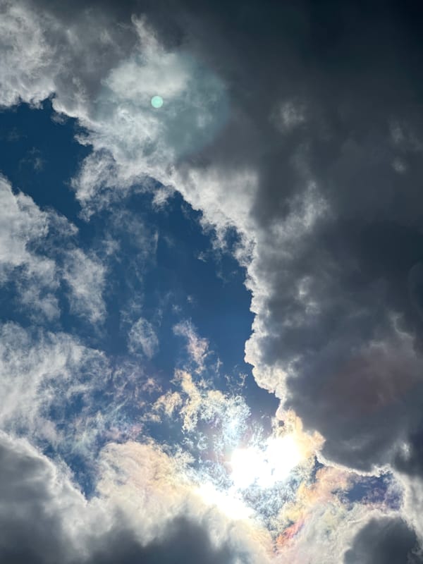 Storm clouds gather over Wisła on a summer afternoon