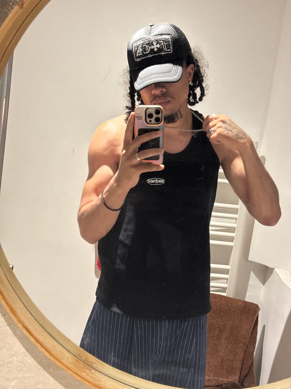 Late-night bathroom selfie session captured in Massy, France