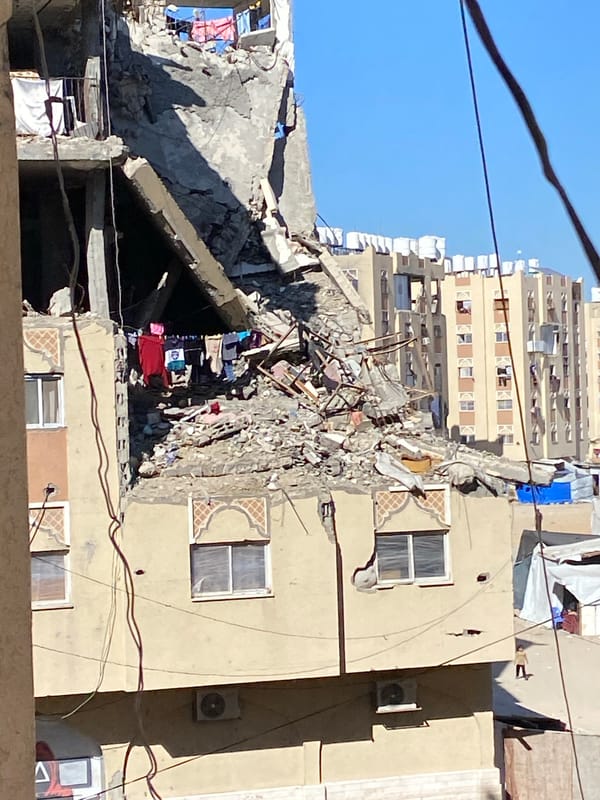 Extensive building damage documented in Khan Yunis