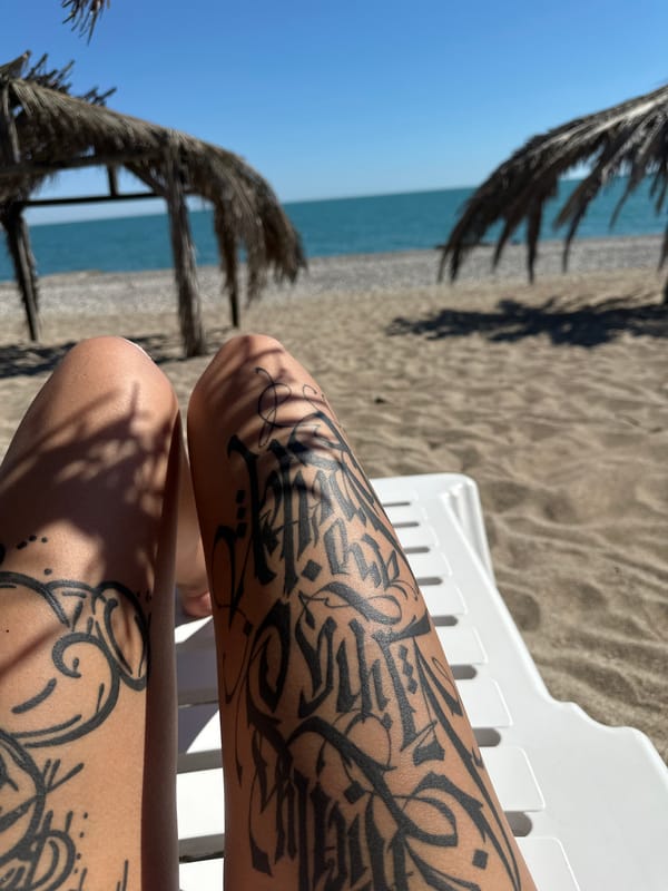 Lazy and active beach moments along the Abkhazian coast