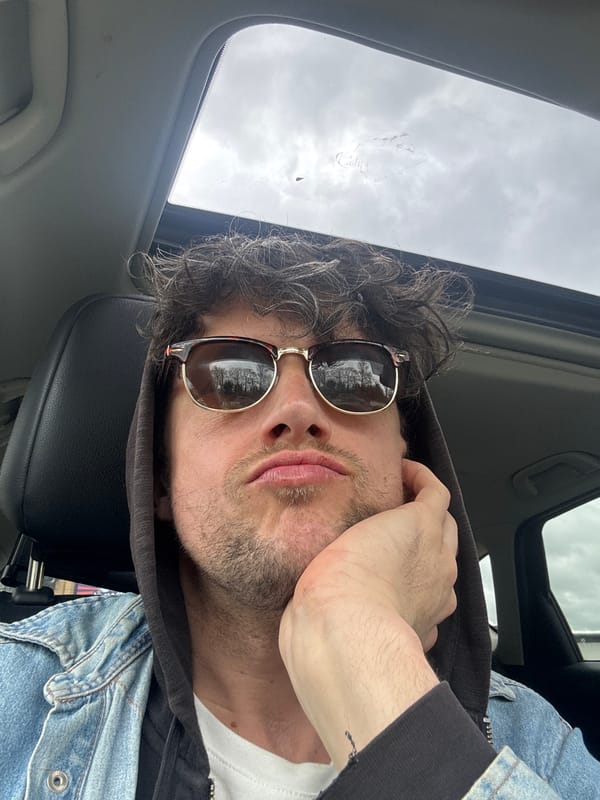 Man gazes skyward through sunroof in South Kesteven