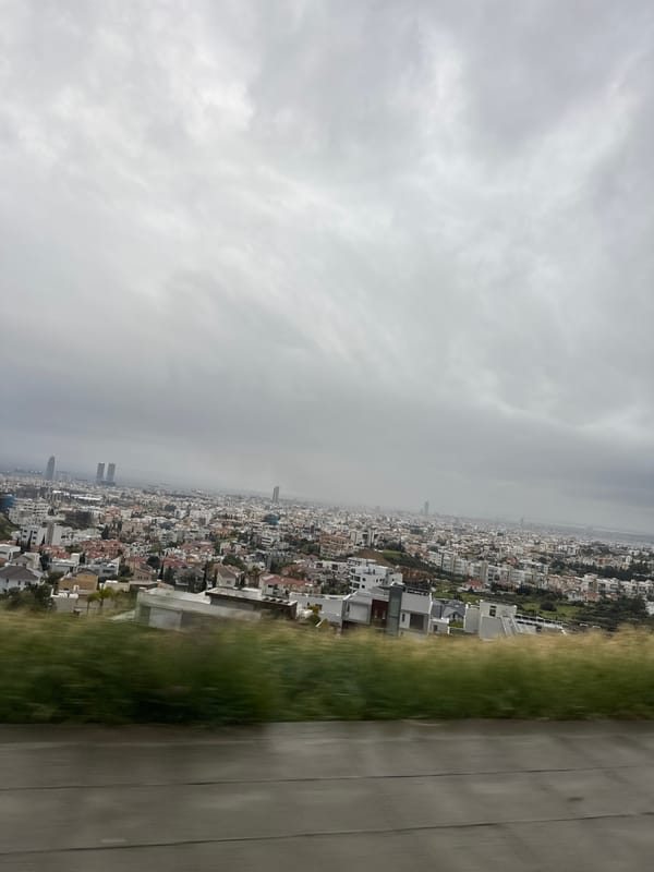 Overcast suburban view captured in Agios Athanasios Cyprus
