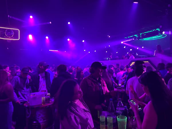 Nightclub scene captured in Puebla, Mexico early morning hours