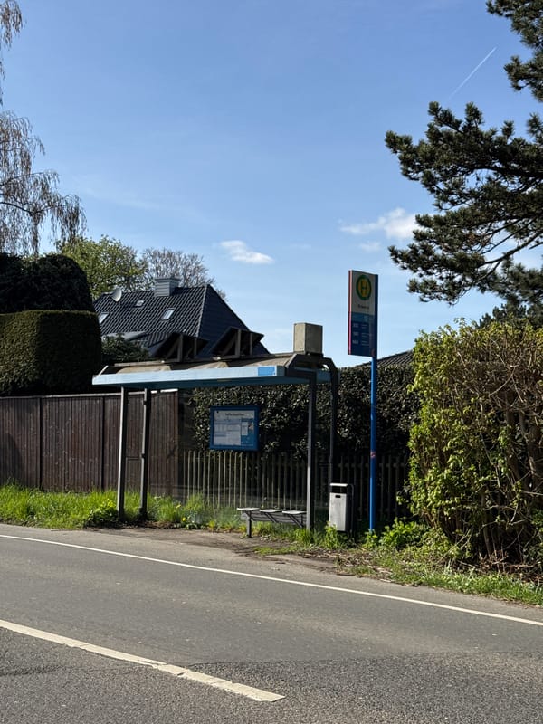 Ordinary street scenes documented in Wuppertal, Germany