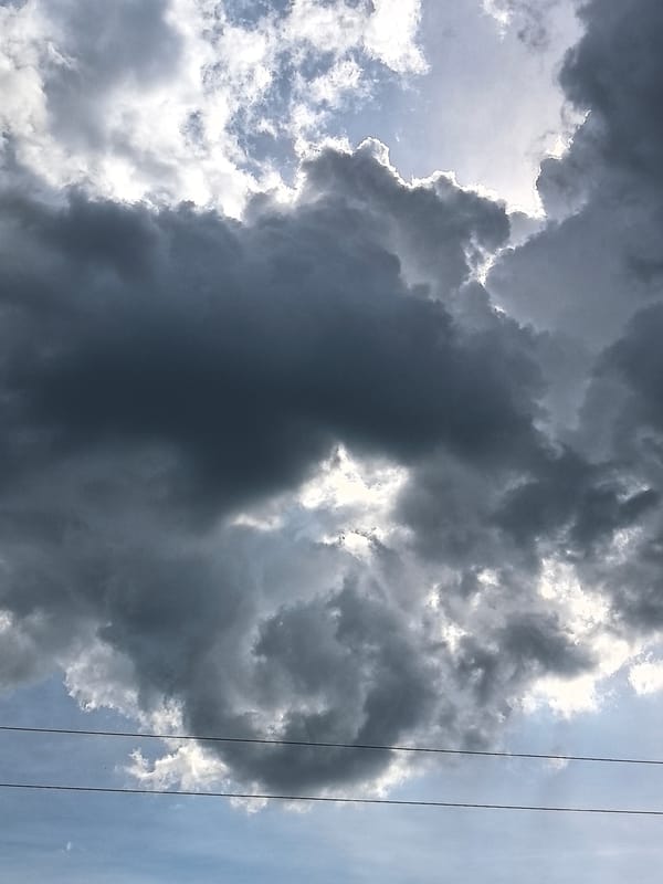 Storm clouds gather over Hrabrino, Bulgaria